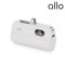 초미니 라이트닝/C타입 2in1 고속보조배터리 allo502DPD [5000mAh] (고속)